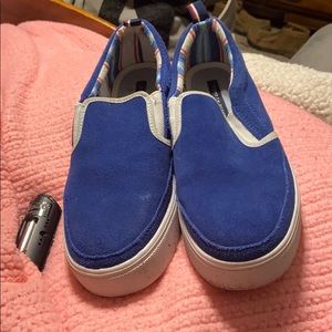 Tommy Hilfiger Shoes - Tommy Hilfiger blue slip on shoes Tommy Hilfiger Shoes - Tommy Hilfiger blue slip on shoes